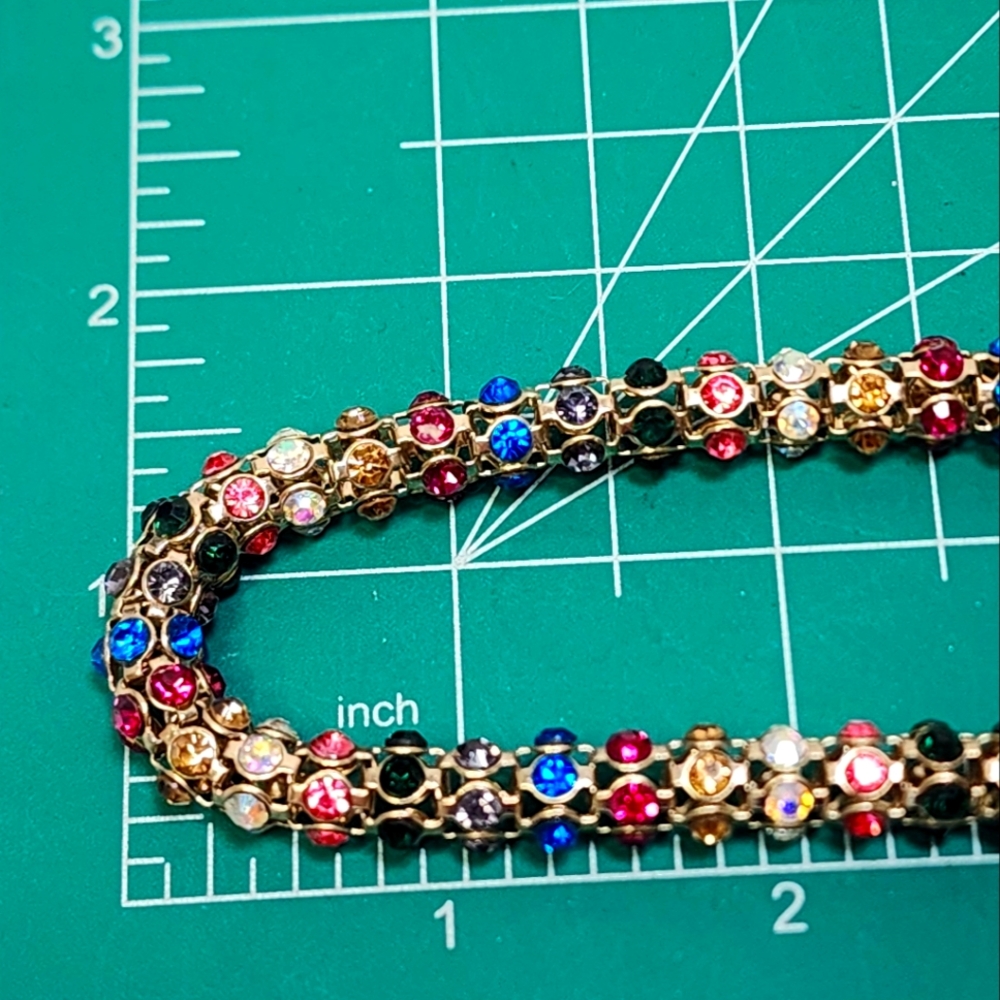 Betsey Johnson Pink and Blue Necklace Vibrant Beaded Design - Picture 9 of 14